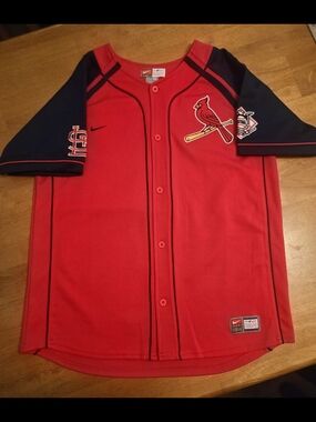VTG Nike St. Louis Cardinals Pujols Jersey. Youth XL
